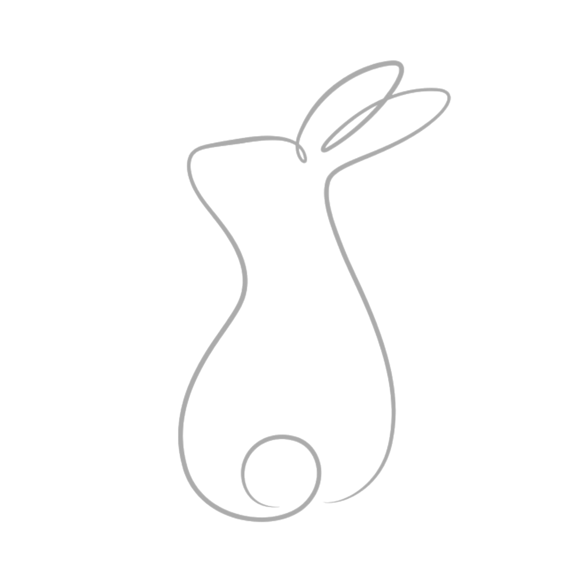 Bunny line drawing